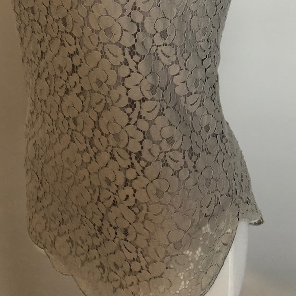 Like-New Grey Lace Talula/Aritzia 'Betsey' Top - Picture 8 of 13